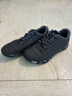 Women’s Nobull Heather Granite Active Sneaker Shoes (Black/Grey)